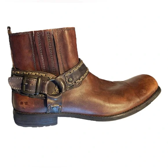 Bed Stu Ankle Vintage Leather Men\'s Brown Leather Boots Sz 11 GoodYear Welt Styl Bed Stu Ankle Vintage Leather Men main image 4